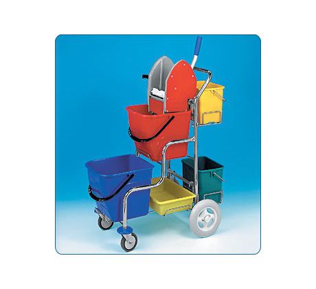 Úklidový vozík Eastmop Kamzík - provedení vědro 2x6 litrů, 21009KPS