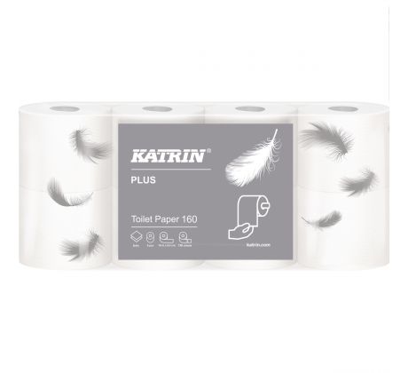 Toaletní papír Katrin Plus Toilet 160, 2 vrstvý, 112966