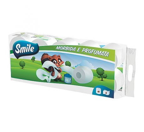 Toaletní papír Smile 150, 4 vrstvý, 100% celulóza