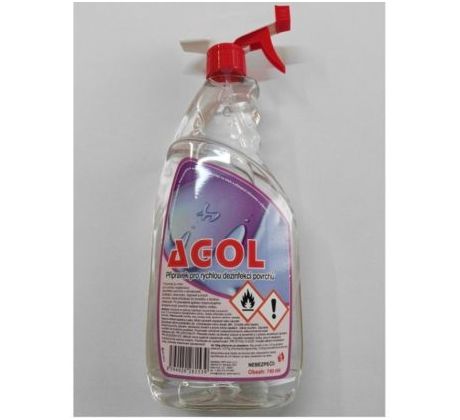 Agol dezinfekční alkoholový prostředek na povrchy, 750 ml s postřikovačem
