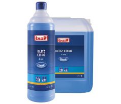 BUZIL Blitz Citro G481 univerzální alkoholový čistící prostředek, pH neutrální, pH 6,8 - 7,2 láhev 1 l